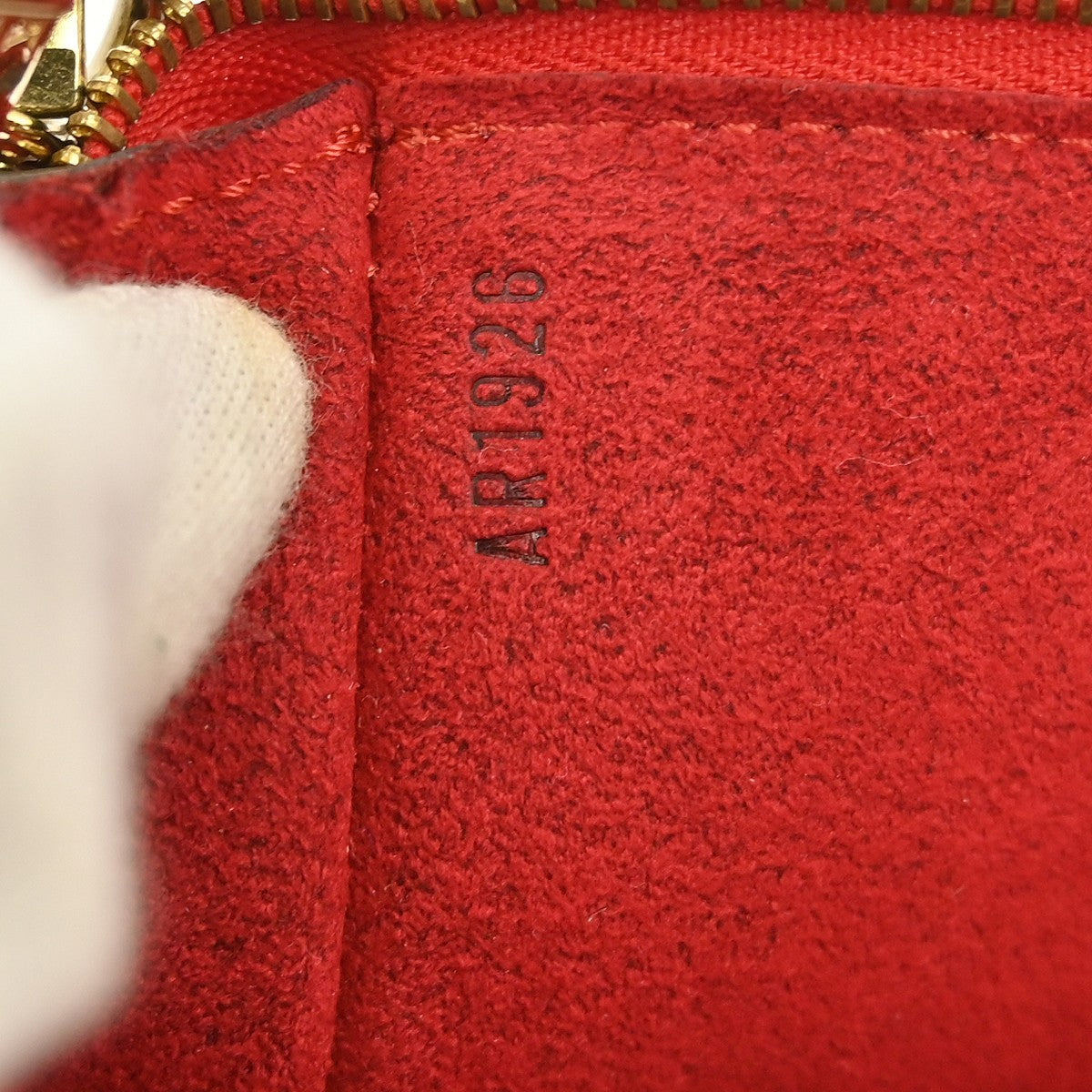 Louis Vuitton Pochette Accessoires Epi Leather, RED, LEATHER, Clutche & pouche