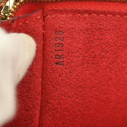 Louis Vuitton Pochette Accessoires Epi Leather, RED, LEATHER, Clutche & pouche