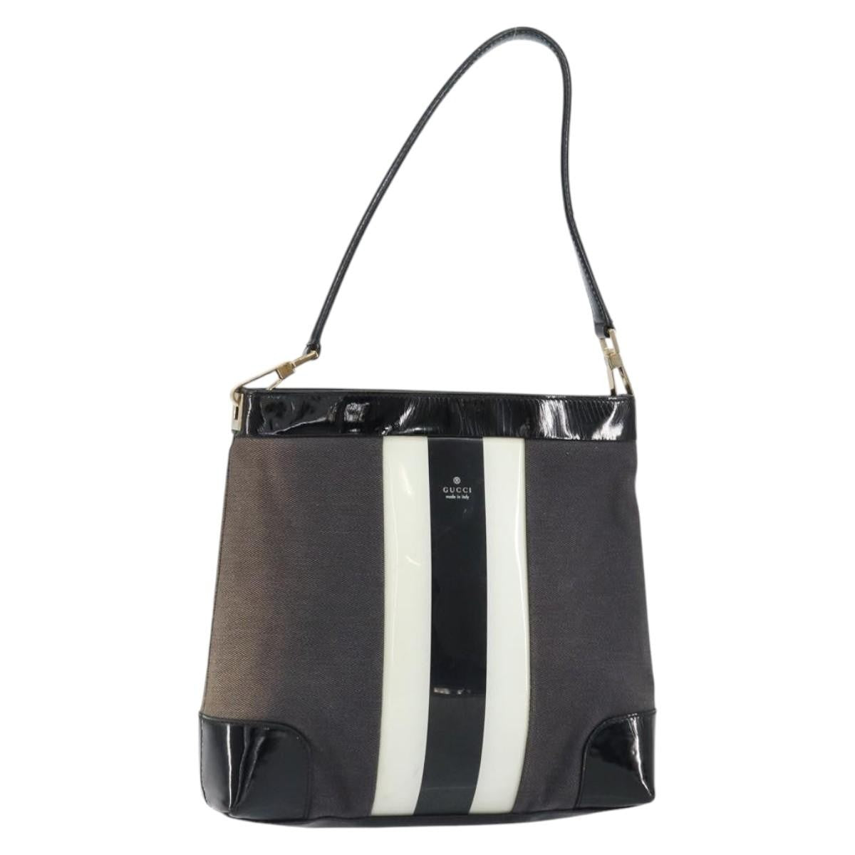 Gucci Sherry line shoulder bag Canvas, BLACK, CANVAS, Shoulder bag