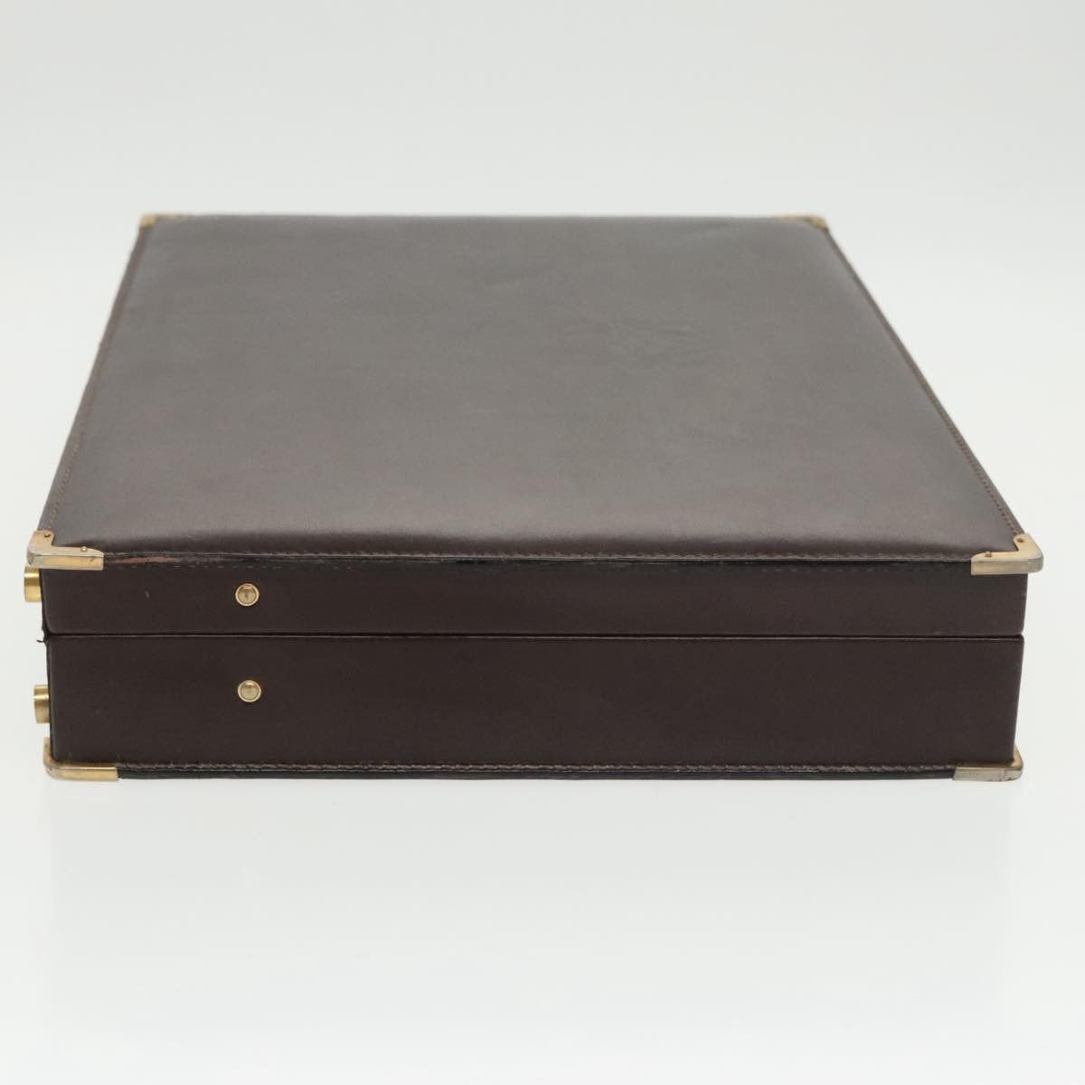 Loewe Anagram Business Leather, BROWN, LEATHER, Briefcase