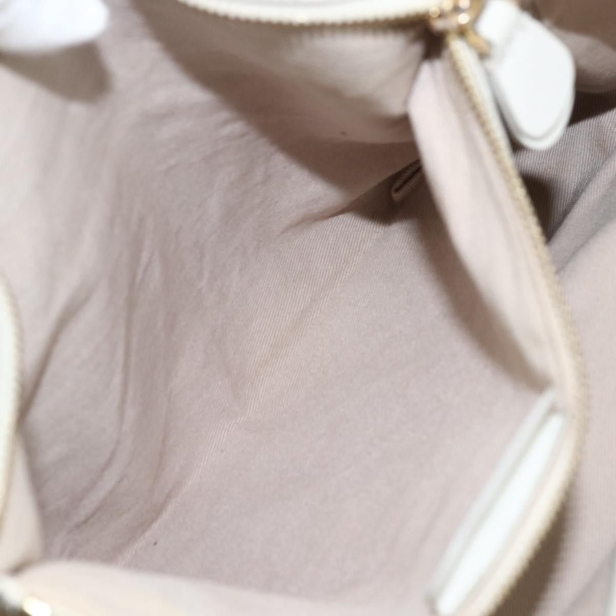 Salvatore Ferragamo Vintage Tote bag Leather, WHITE, LEATHER, Tote bag