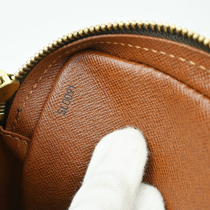 Louis Vuitton Marly Dragonne Clutch Monogram Canvas, BROWN, CANVAS, Clutche & pouche