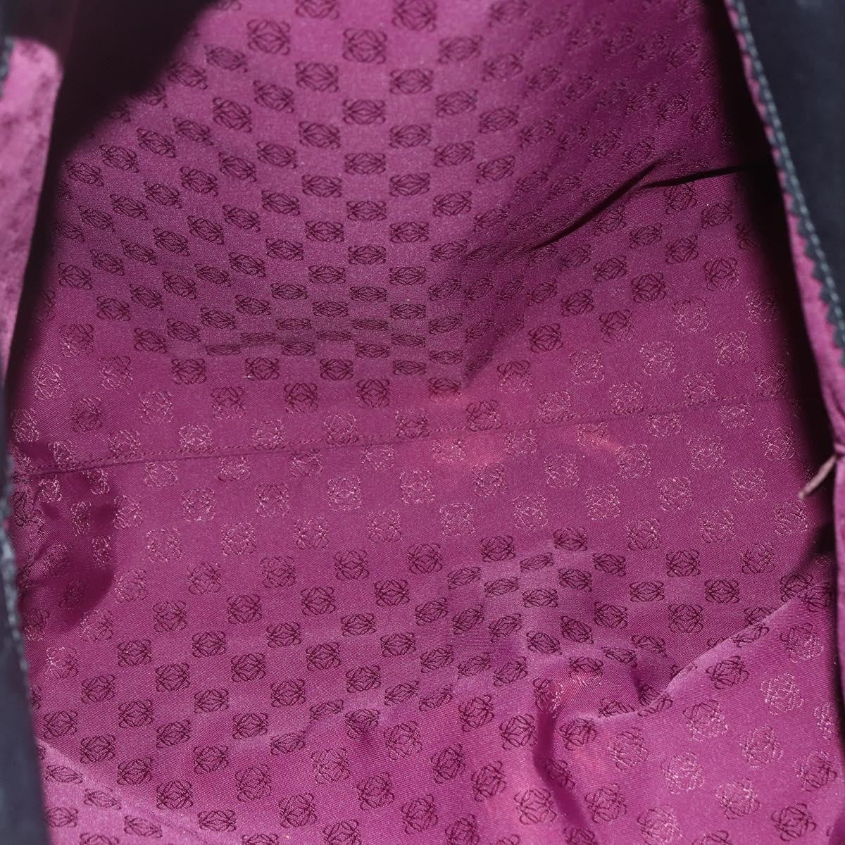 Loewe Anagram Tote Leather, BLACK, LEATHER, Tote bag