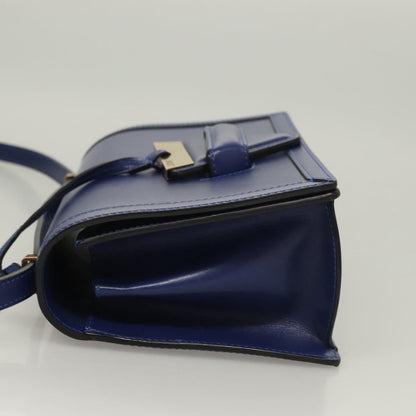 Loewe Barcelona Shoulder Bag Leather, BLUE, LEATHER, Shoulder bag
