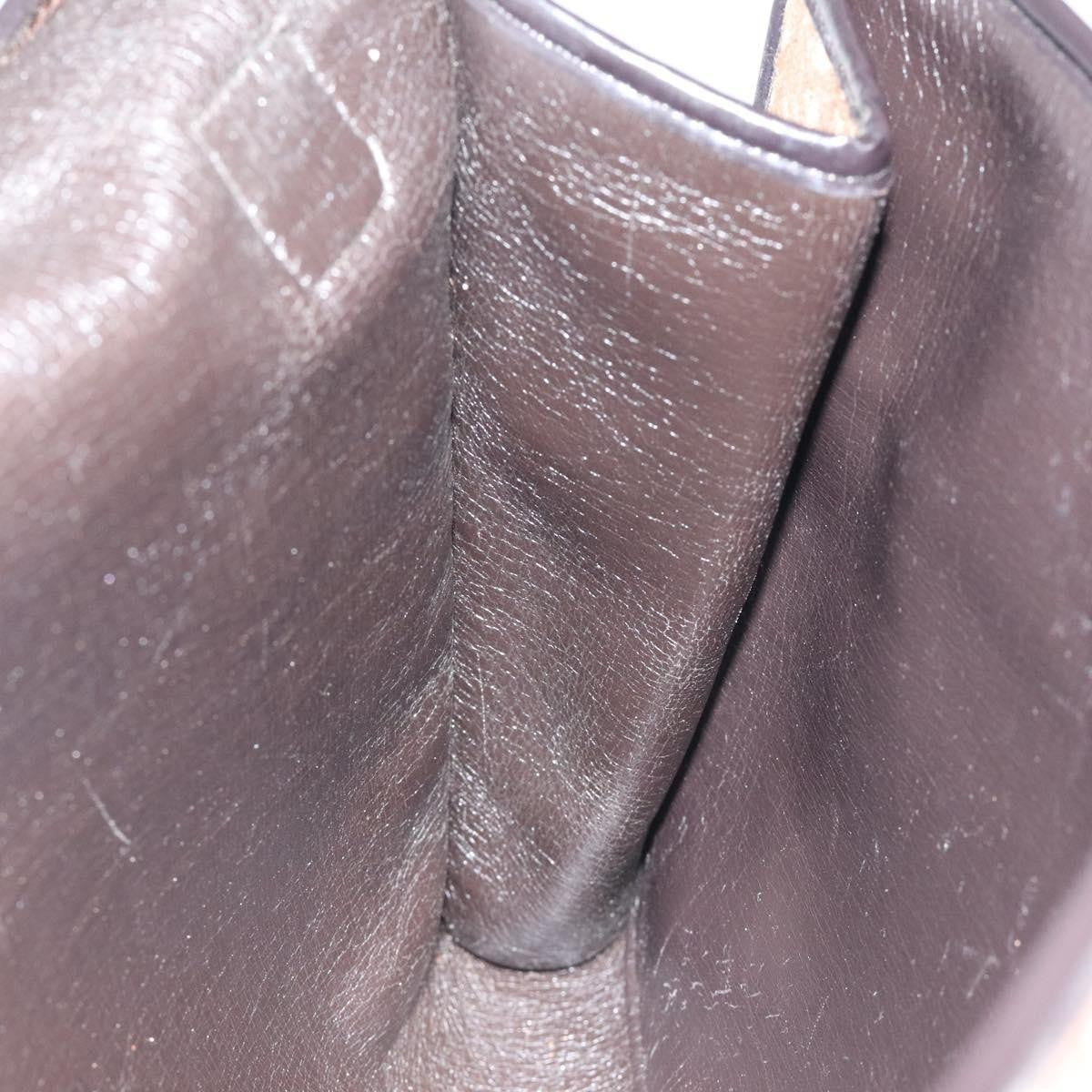 Christian Dior Vintage Trotter Flap Shoulder Bag Canvas, BROWN, CANVAS, Shoulder bag