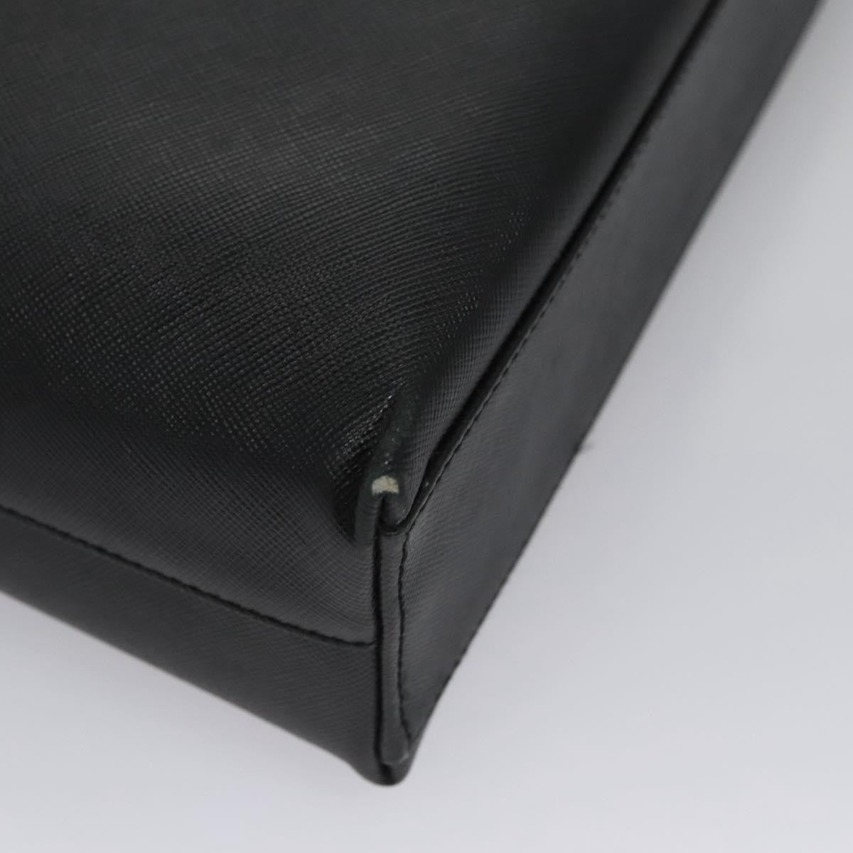 Salvatore Ferragamo Gancini Shoulder Bag Leather, BLACK, LEATHER, Shoulder bag