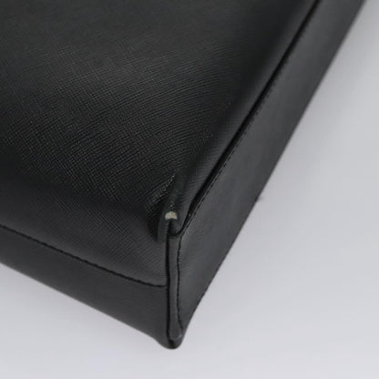 Salvatore Ferragamo Gancini Shoulder Bag Leather, BLACK, LEATHER, Shoulder bag