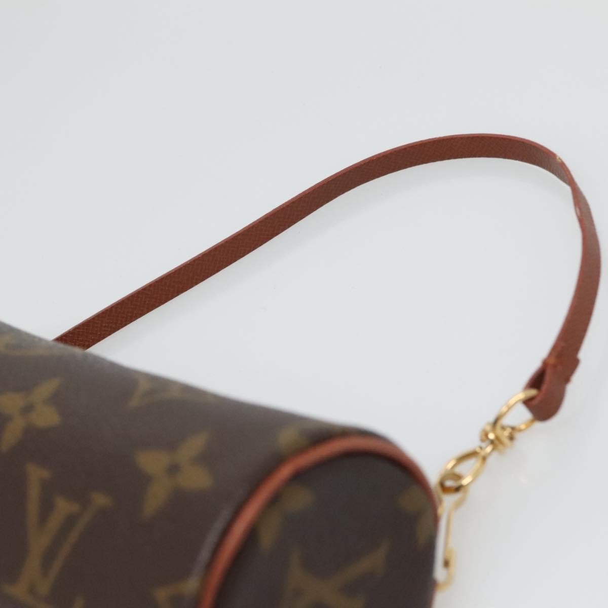 Louis Vuitton Papillon Pochette Monogram Canvas, BROWN, CANVAS, Handbag