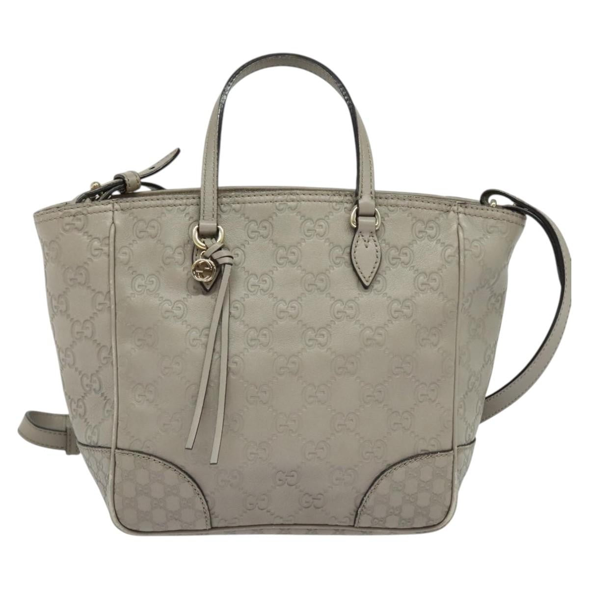 Gucci Bree Tote Guccissima Leather, GRAY, LEATHER, Tote bag