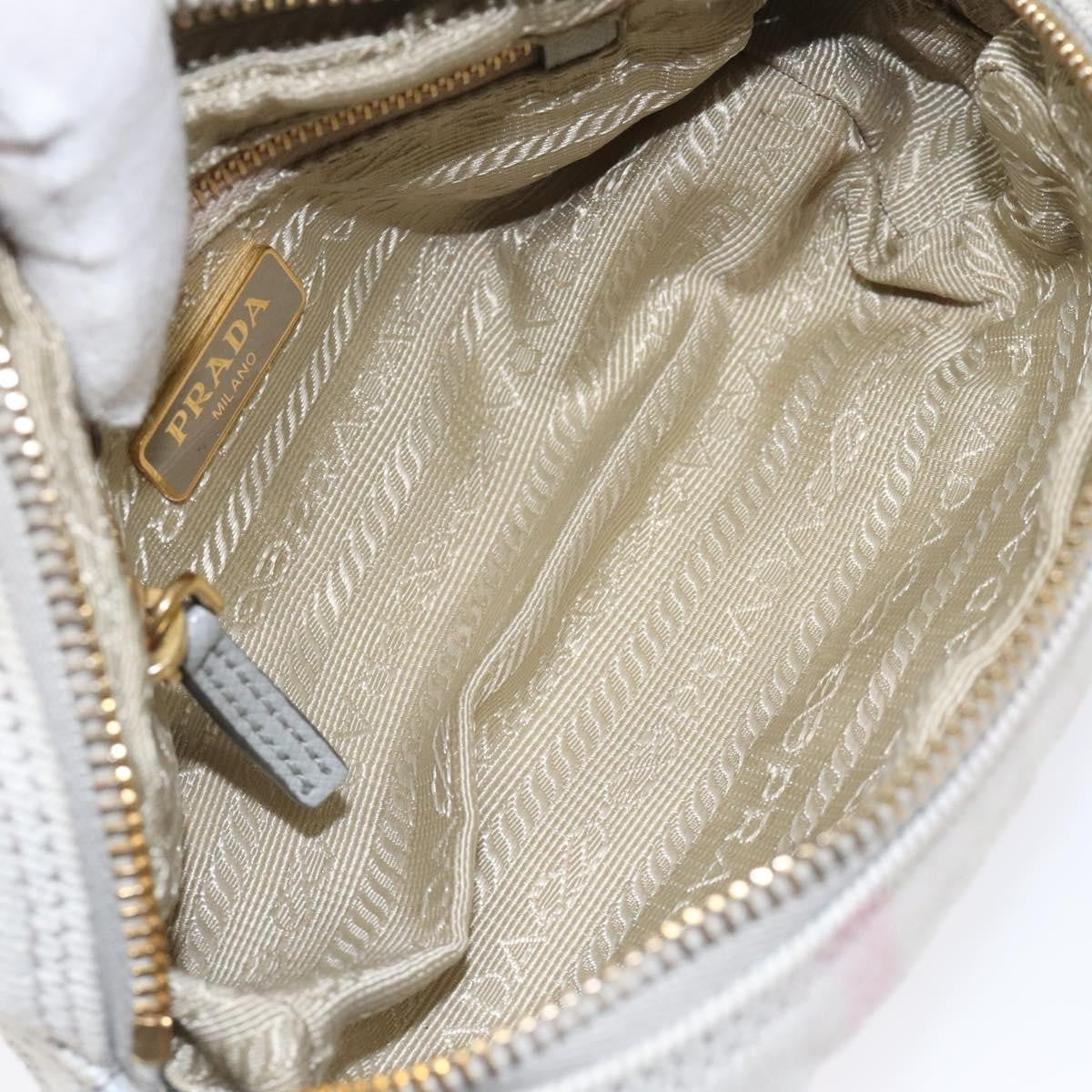 Prada Vintage Pouch Tessuto, GRAY, CANVAS, Clutche & pouche
