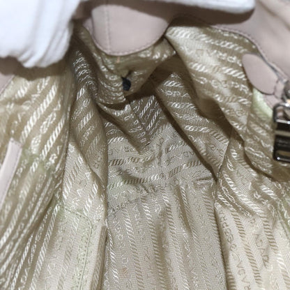 Prada Gaufre Convertible Tote Nappa Leather, BEIGE, LEATHER, Handbag