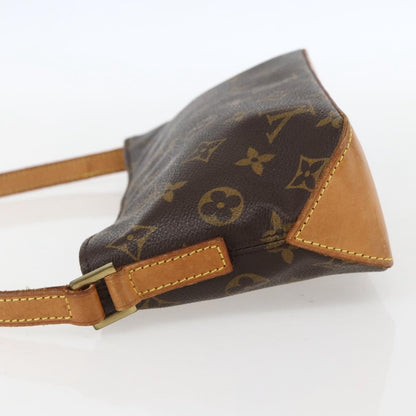 Louis Vuitton Trotteur Handbag Monogram Canvas, BROWN, CANVAS, Clutche & pouche