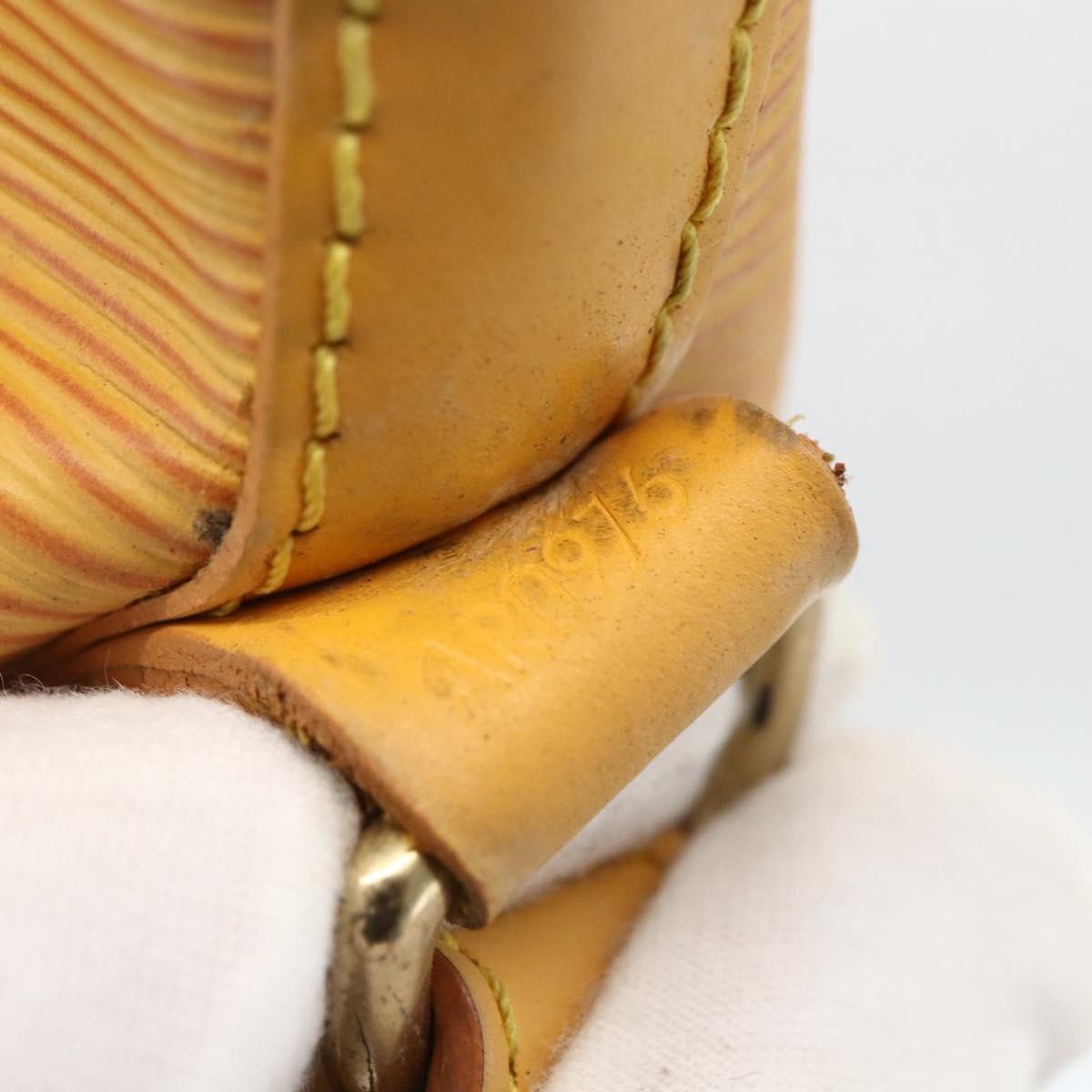 Louis Vuitton Petit Noe Handbag Epi Leather, YELLOW, LEATHER, Shoulder bag