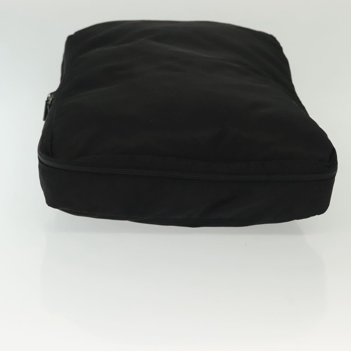 Prada Travel Pouch Tessuto, BLACK, NYLON, Clutche & pouche