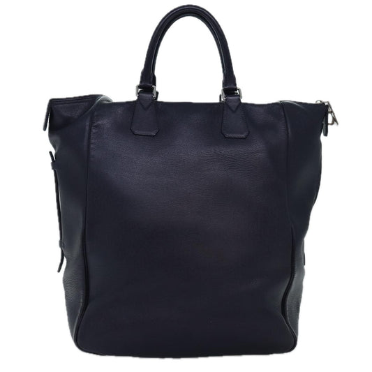 Louis Vuitton Zippe Cabas Taiga Leather, NAVY, LEATHER, Tote bag