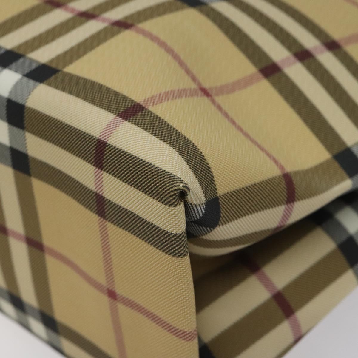 Burberry Nova Check Tote canvas check pattern, BEIGE, PVC, Tote bag