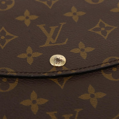 Louis Vuitton Double Rabat Handbag Monogram Canvas, BROWN, CANVAS, Shoulder bag
