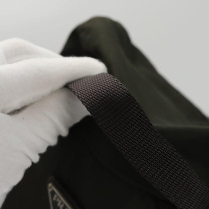 Prada Double Front Pocket Backpack Tessuto, KHAKI, NYLON, Backpack