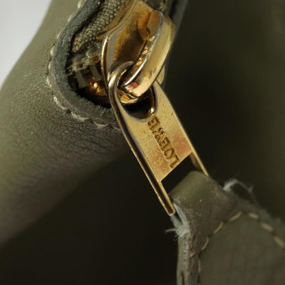 Loewe Anton Sling Bag Leather, GREEN, LEATHER, Shoulder bag