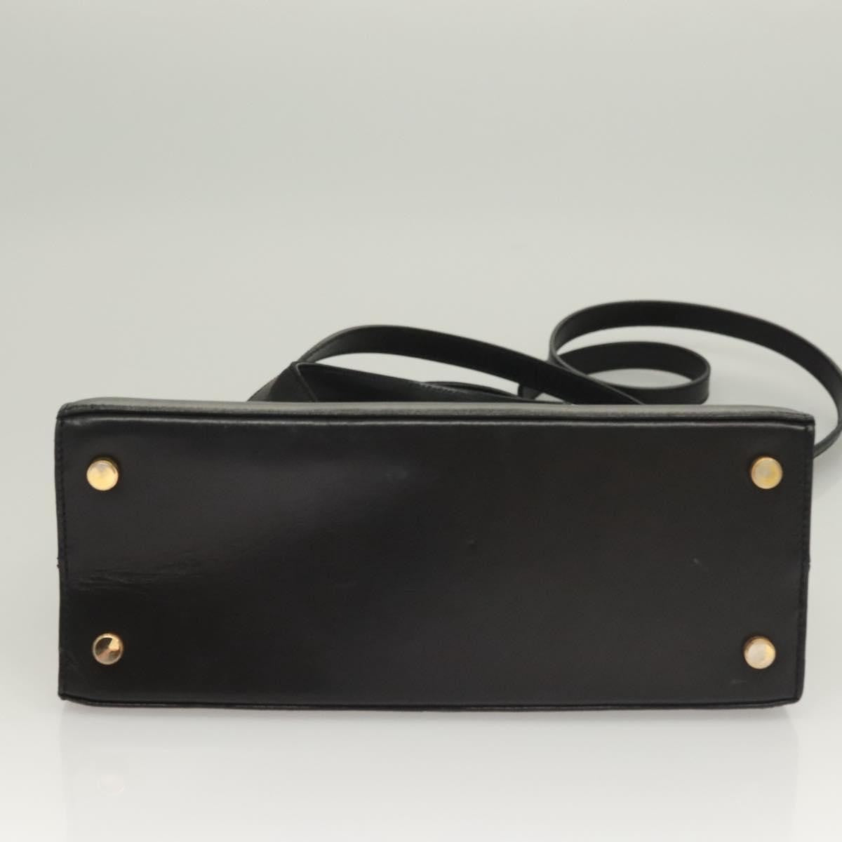 Salvatore Ferragamo Convertible Vara Bow Tote Leather, BLACK, LEATHER, Handbag