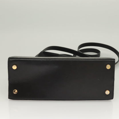 Salvatore Ferragamo Convertible Vara Bow Tote Leather, BLACK, LEATHER, Handbag