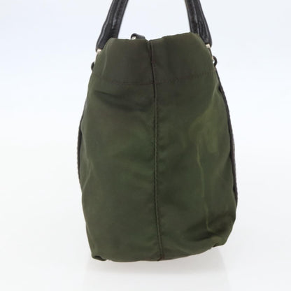 Prada Vintage Tote Tessuto, KHAKI, NYLON, Tote bag
