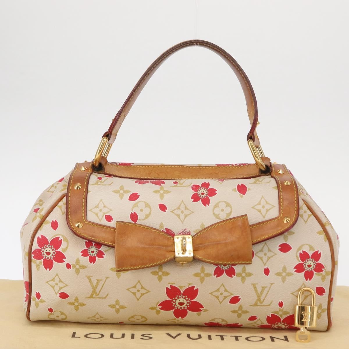 Louis Vuitton Retro Bag Limited Edition Cherry Blossom Monogram, WHITE, CANVAS, Handbag