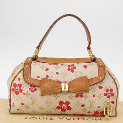 Louis Vuitton Retro Bag Limited Edition Cherry Blossom Monogram, WHITE, CANVAS, Handbag