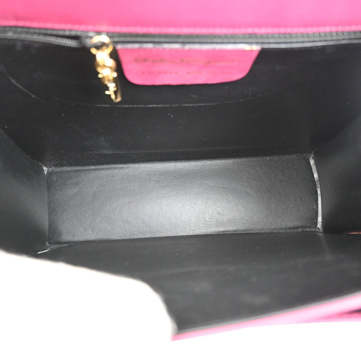 Salvatore Ferragamo Vintage Shoulder Bag Leather, PINK, LEATHER, Shoulder bag