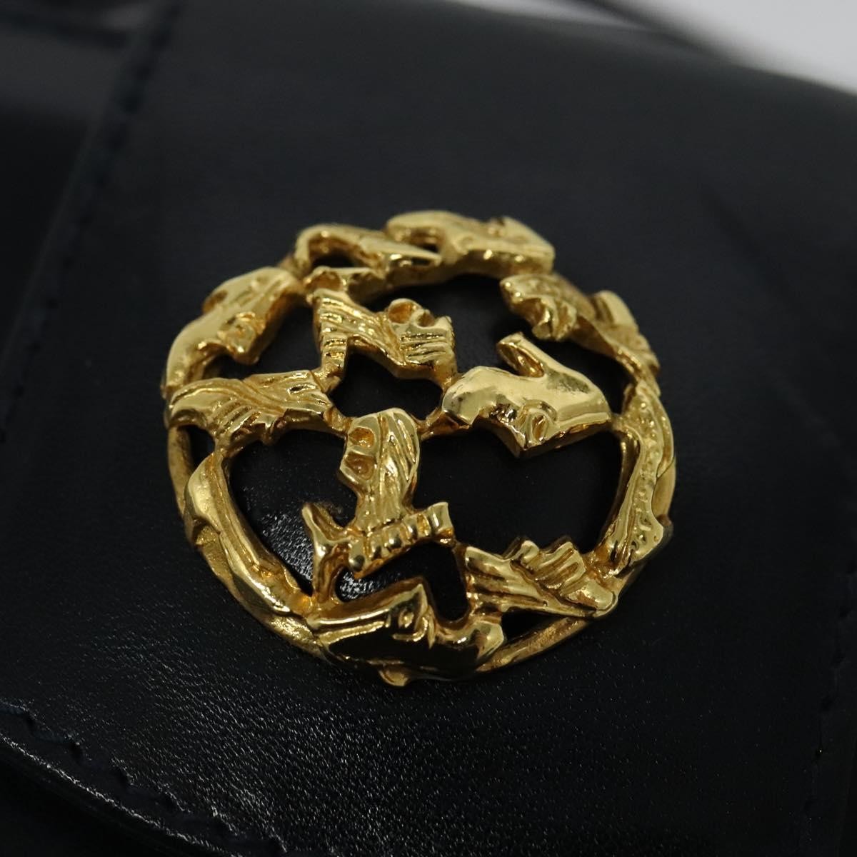 Salvatore Ferragamo Shoulder Bag Leather, NAVY, LEATHER, Shoulder bag