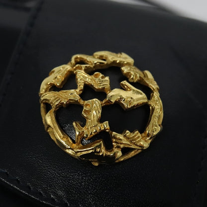 Salvatore Ferragamo Shoulder Bag Leather, NAVY, LEATHER, Shoulder bag