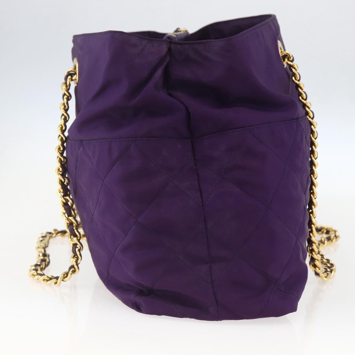 Prada Vintage Shoulder Bag Tessuto, PURPLE, NYLON, Shoulder bag