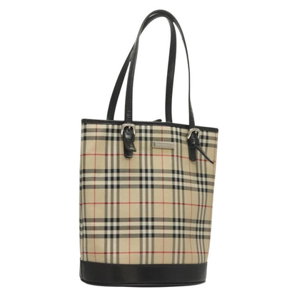 Burberry Nova Check Tote canvas check pattern, BEIGE, CANVAS, Tote bag