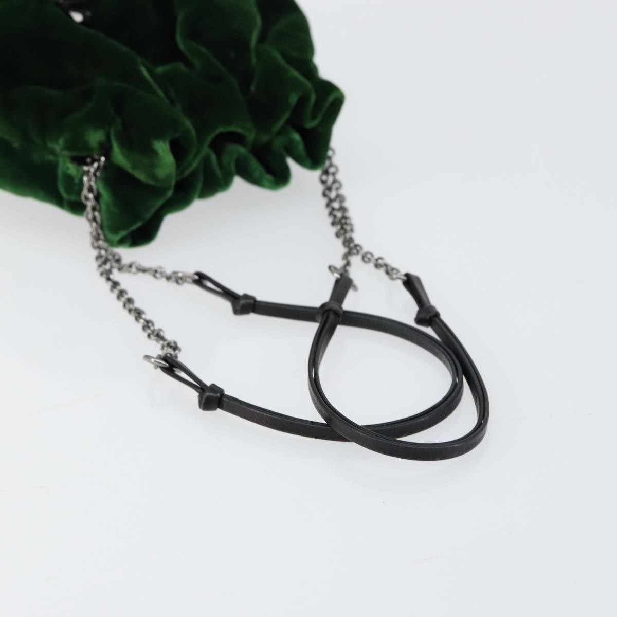 Prada Beads Pouch Velvet, GREEN, VELVET, Clutche & pouche