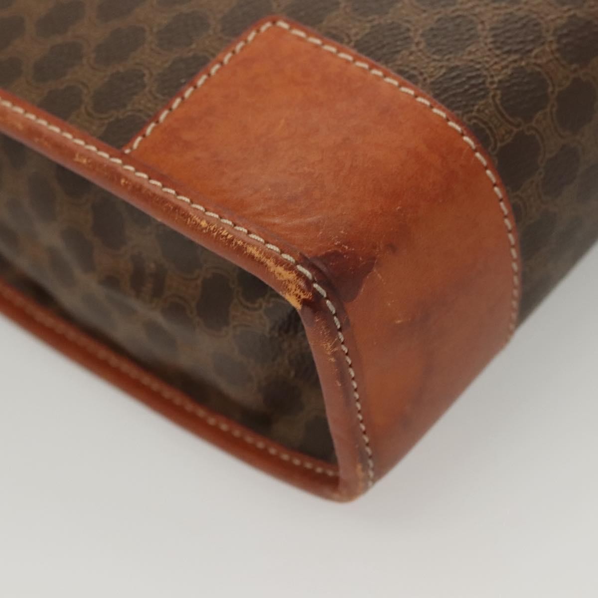 Celine Macadam Briefcase Canvas and leather, BROWN, CANVAS, Briefcase