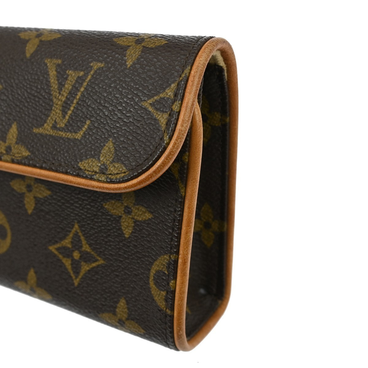 Louis Vuitton Florentine Pochette Monogram Canvas, Brown, Canvas, Clutch
