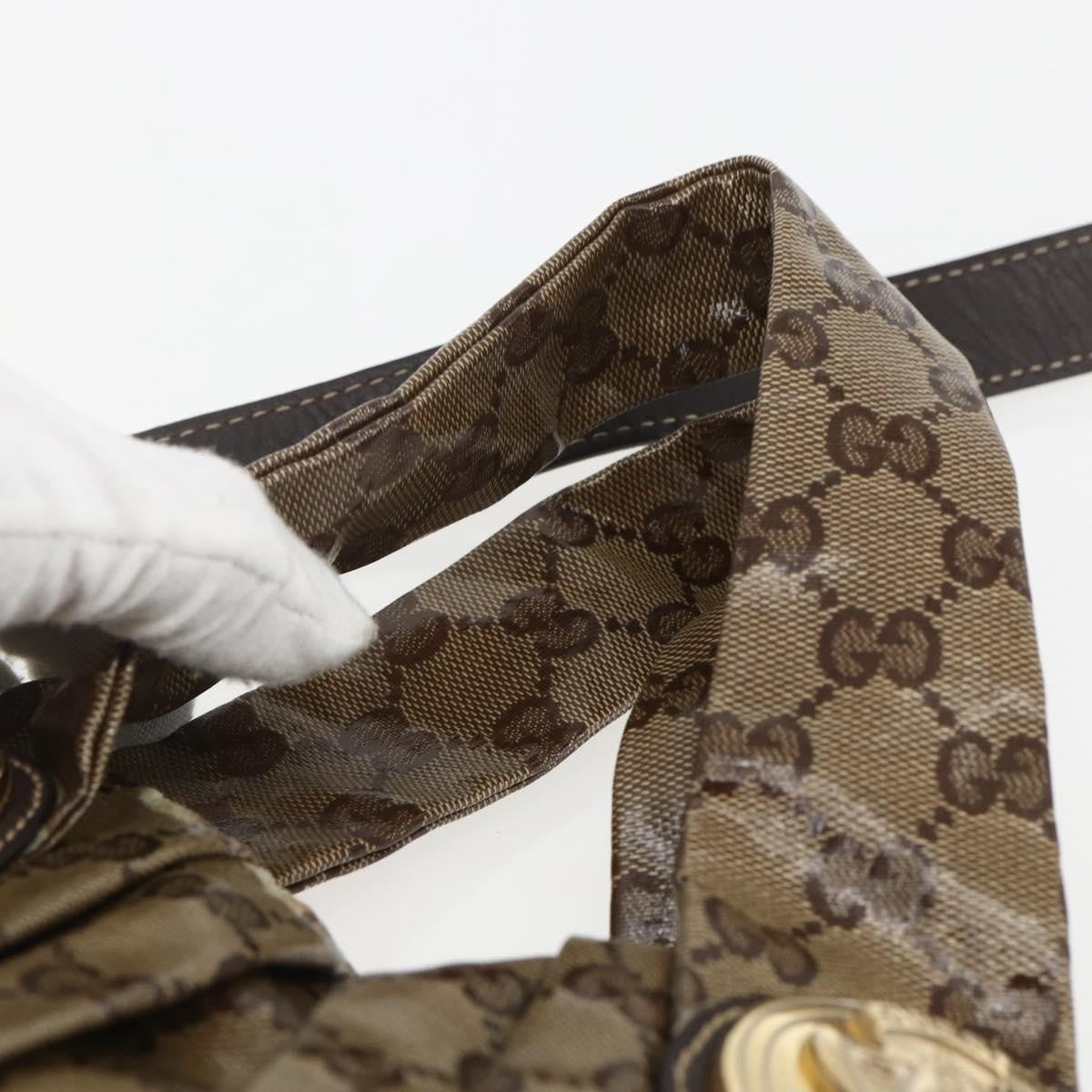 Gucci Hysteria Convertible Top Handle Bag GG Coated Canvas, BEIGE, CANVAS, Handbag