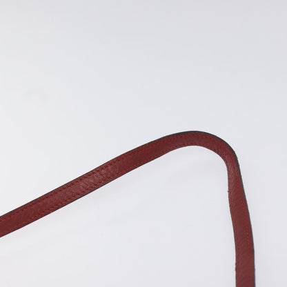 Hermes Jockey shoulder bag Leather, NAVY, LEATHER, Shoulder bag