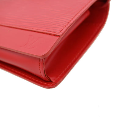 Louis Vuitton Honfleur Handbag Epi Leather, Red, Leather, Shoulder Bag