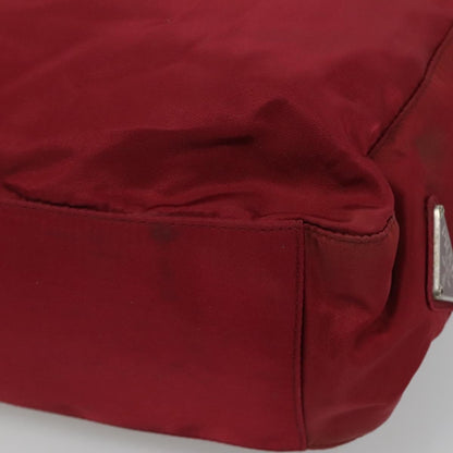 Prada Vintage Zip Tote Tessuto, RED, NYLON, Tote bag