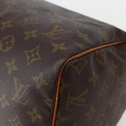 Louis Vuitton Speedy Handbag Monogram Canvas, BROWN, CANVAS, Handbag