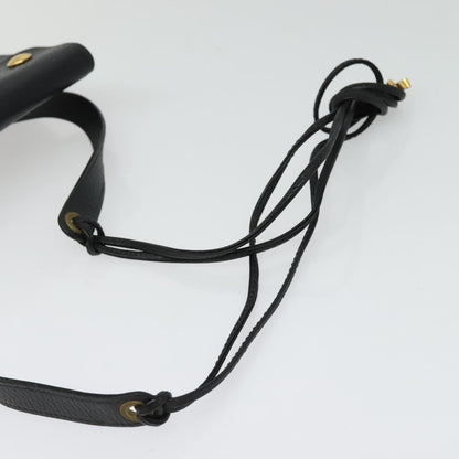 Hermes Pochette Green Waist Bag Leather, BLACK, LEATHER, Clutche & pouche