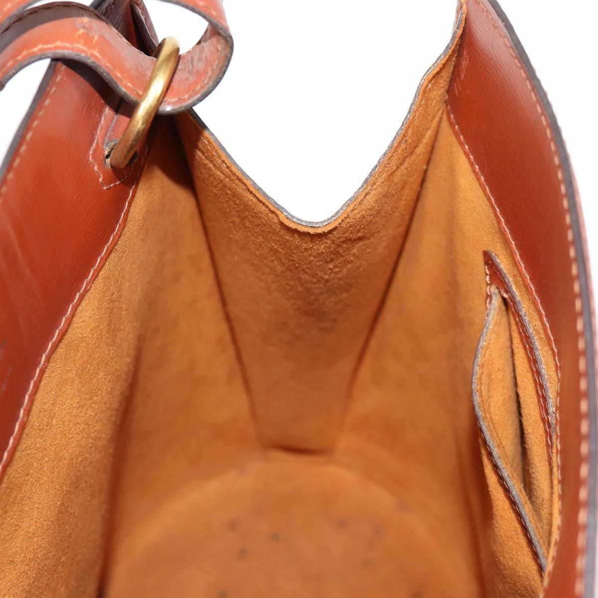 Louis Vuitton Cluny Shoulder Bag Epi Leather, BROWN, LEATHER, Shoulder bag