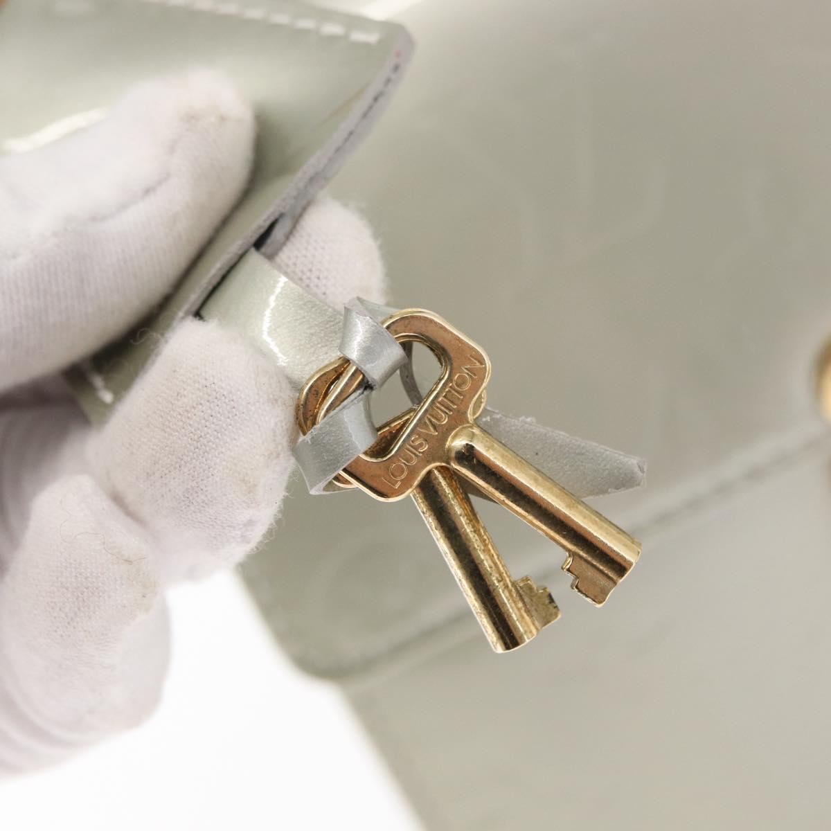 Louis Vuitton Spring Street Handbag Monogram Vernis, GRAY, PATENT_LEATHER, Handbag