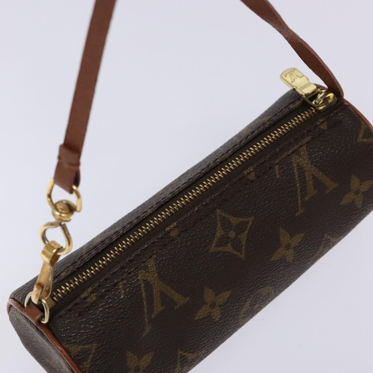Louis Vuitton Papillon Pochette Monogram Canvas, BROWN, CANVAS, Handbag