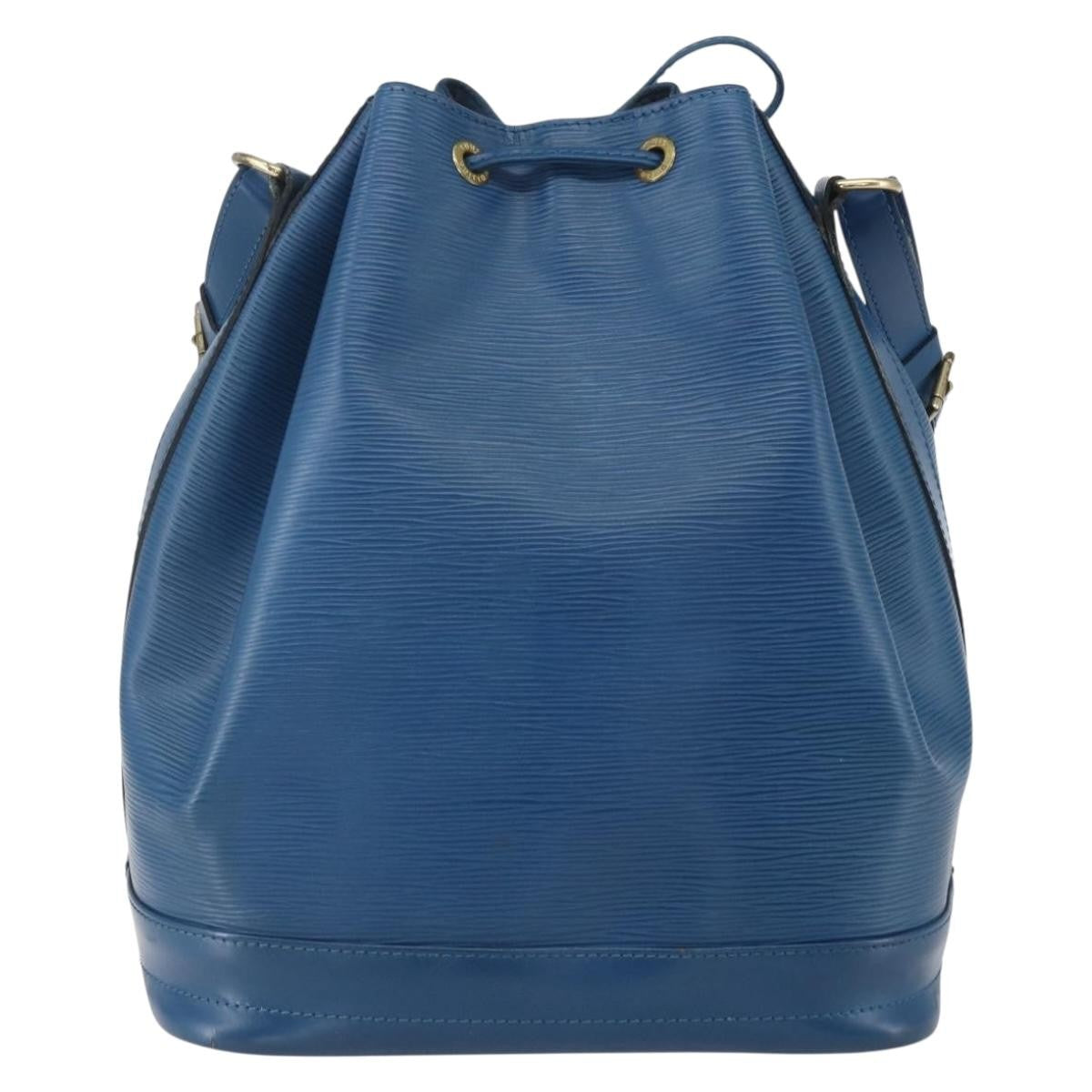 Louis Vuitton Noe Handbag Epi Leather, BLUE, LEATHER, Shoulder bag