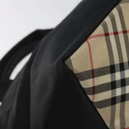 Burberry Nova Check Tote Nylon, BLACK, NYLON, Tote bag