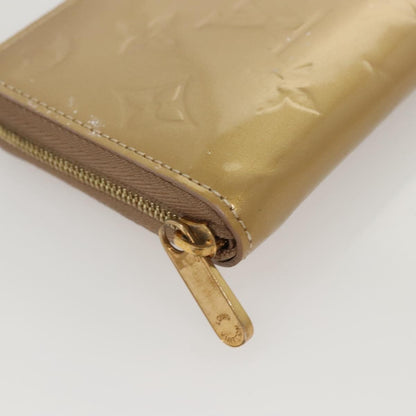 Louis Vuitton Porte-Monnaie Zippy Wallet Monogram Vernis, BEIGE, PATENT_LEATHER, Wallets