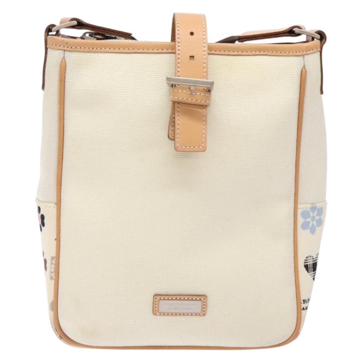 Burberry Black Label Shoulder bag Canvas, BEIGE, CANVAS, Shoulder bag