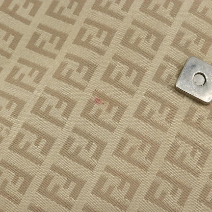 Fendi Vintage Flap Crossbody Bag Zucchino Canvas, BEIGE, CANVAS, Shoulder bag